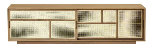 Design House Air sidebord, lavt eik, rotting