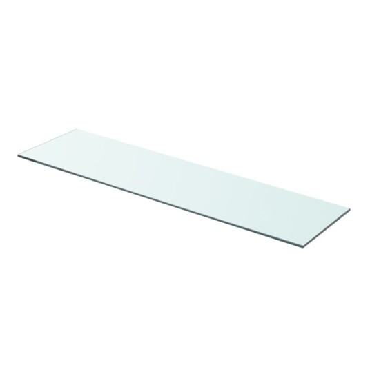 vidaXL Hyllepanel klart glass 80x20 cm vidaXL Hyllepanel klart glass 80x20 cm