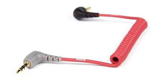 Røde SC7 3.5mm TRS til TRRS Mikrofonkabel 0.17m Rød