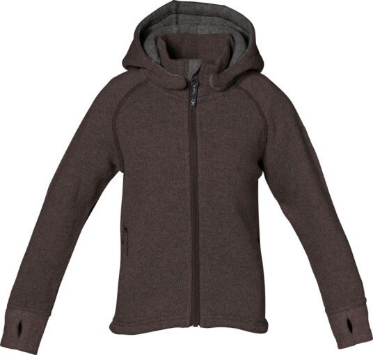 Isbjörn of Sweden Kids' Shaun Hoodie 110/116, Espresso