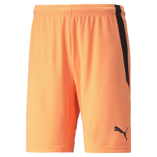 Puma teamLIGA Shorts, fotballshorts herre S Neon Citrus-puma Bla