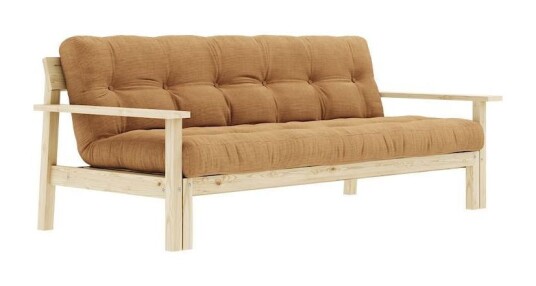 Karup Design Unwind Sovesofa, Lakkert furu, Brun Unoliving 1733437-01-0 1733438-02-0 Karup Design Unwind Sovesofa, Lakkert furu, Brun Unoliving 1733437-01-0 1733438-02-0