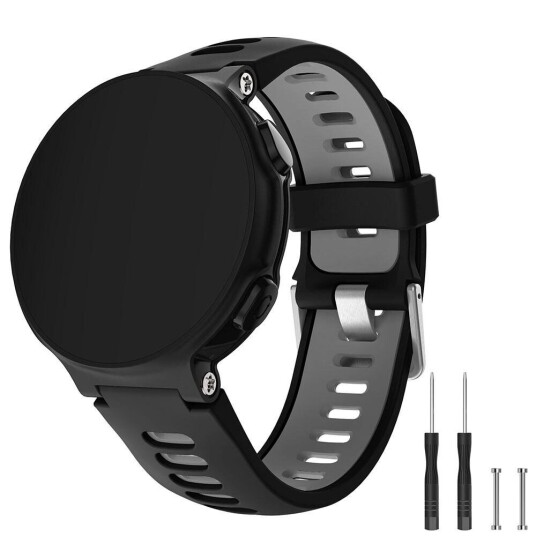 INCOVER Universal Garmin Forerunner Interlaced Reim Svart / Grå