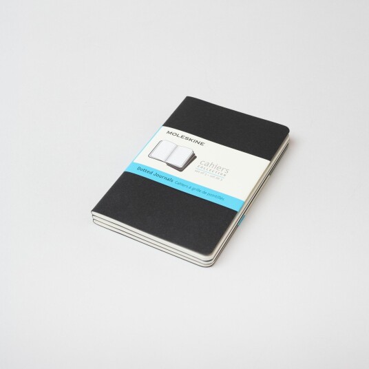 Moleskine Cahier Journal, Pocket (3-Pakk), Dotted