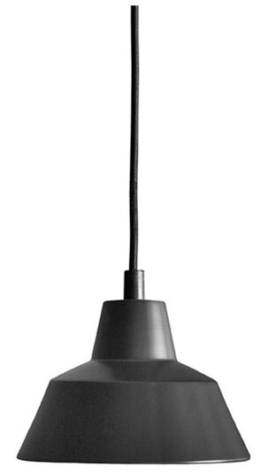 Made by Hand Workshop Pendant W1 Matte Black Made by Hand Workshop Pendant W1 Matte Black