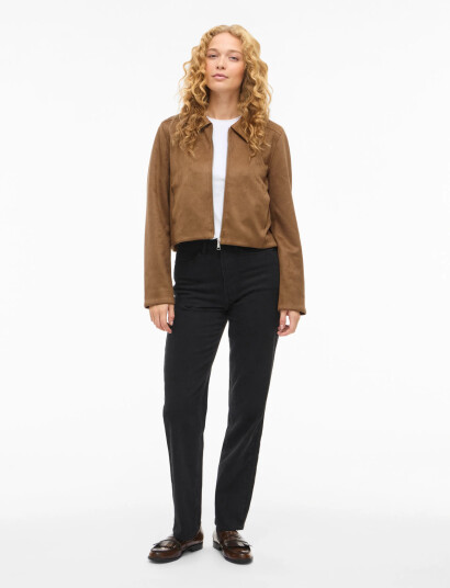 Vila Vimoody L/S Jacket Noos Brown 38 Vila Vimoody L/S Jacket Noos Brown 38