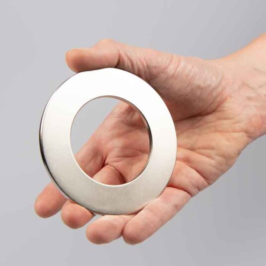SuperMagneter Ring Magnet  Ø 101 X 60 X 4 Mm - Magnetisk Levitasjon Og Støtdemping