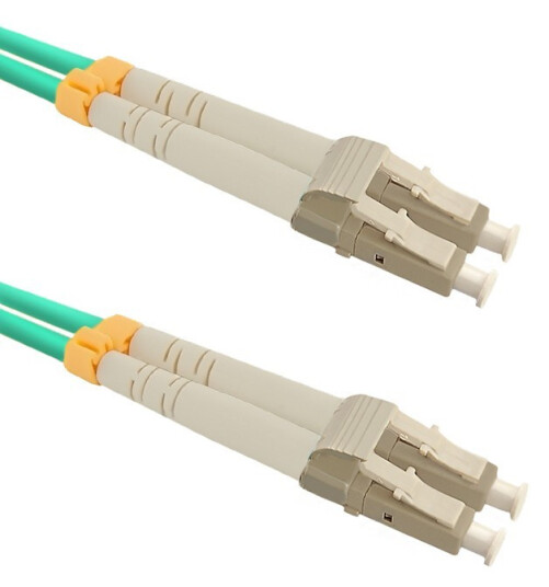 Qoltec 54075 InfiniBand og fiberoptisk kabel   1m LC   turkis