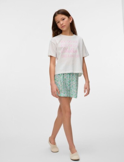Vero Moda Girl Iris Ditsy Shorts Blomster (128 / 8 år)