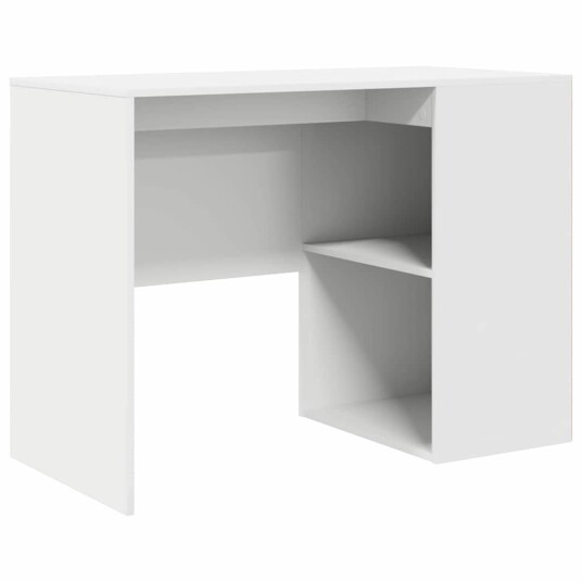  Hjørneskrivebord Hvit 102x88x75 cm Konstruert Tre