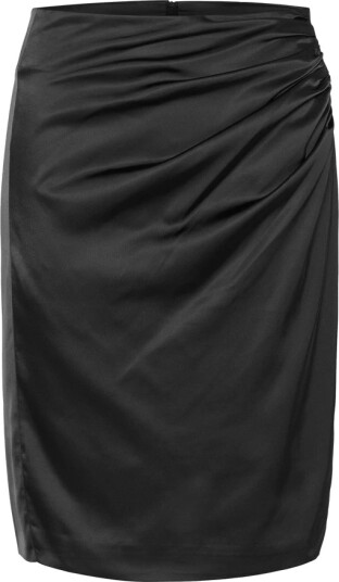 InWear Zilkyiw Drape Skirt - Black - 34