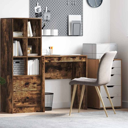 Røkt Eik Skrivebord Røkt Eik MDF 70 x 40 x 76 cm Holdbar