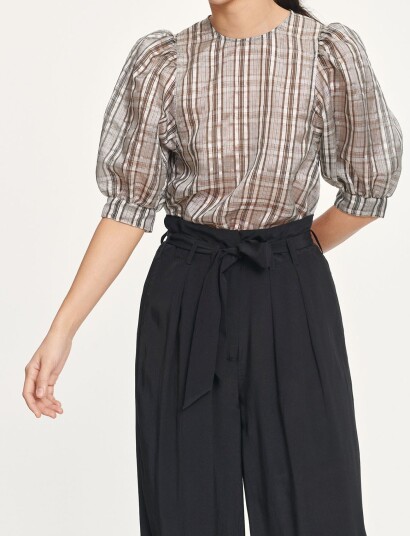 Samsøe Samsøe Celestine Blouse 12773 Gold XS Samsøe Samsøe Celestine Blouse 12773 Gold XS