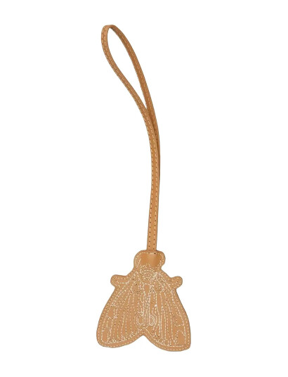 Becksöndergaard Smooth Moth Bag Charm Beige ONE SIZE