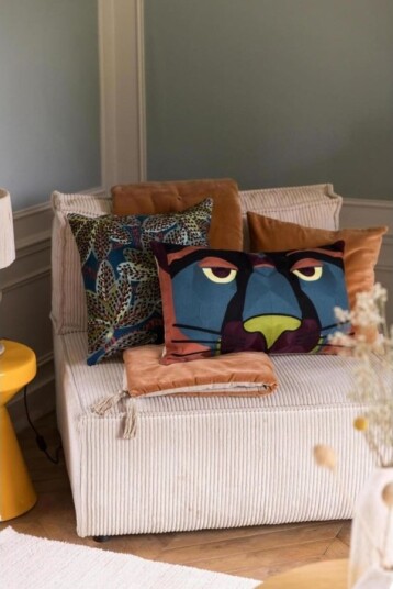 Vivaraise Elise Cushion Rouille 45X45 Vivaraise Elise Cushion Rouille 45X45