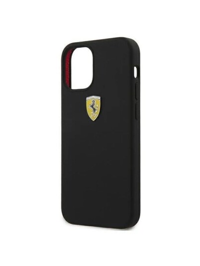 Ferrari On Track Silicone Case for iPhone 12 mini Black
