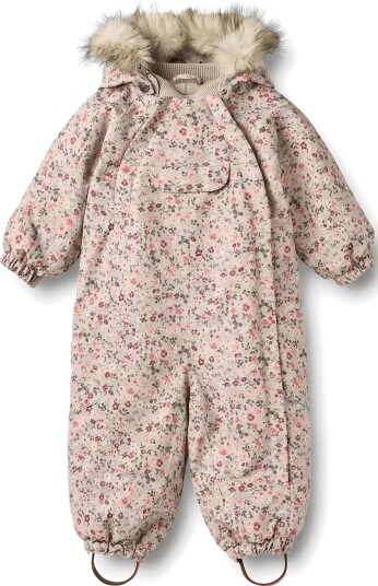 Wheat Snowsuit Nickie GREY MOON FLOWERS 80 Wheat Snowsuit Nickie GREY MOON FLOWERS 80