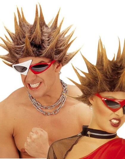 Brun Punk Parykk Brun Punk Parykk
