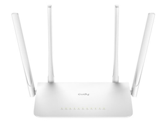 Cudy WR1300 Wi-Fi 5 Ruter med Dobbelbånd og Gigabit Ethernet - Hvit
