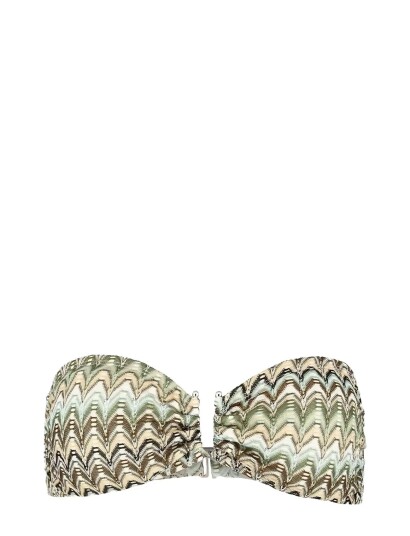 Becksöndergaard Amber Bandeau Bikini Top Multi/patterned M