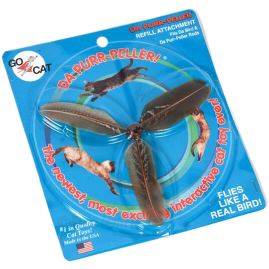 Da Bird™ Da Purr-Peller Da Purr-Peller Refill Katteleketøy Mix 17 cm Da Bird™ Da Purr-Peller Da Purr-Peller Refill Katteleketøy Mix 17 cm