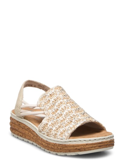 Rieker Rieker Ladies" Sandals 62741 60 Beige Beige 41 Rieker Rieker Ladies" Sandals 62741 60 Beige Beige 41
