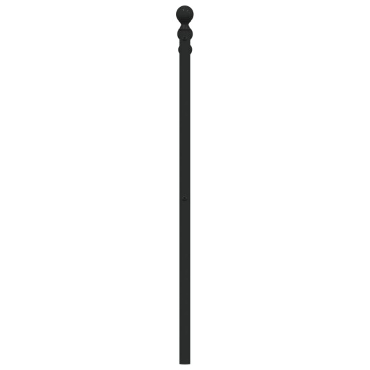  Sengegavl i metall svart 75 cm 8720845883430