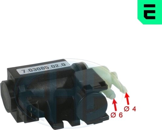 Trykkomformer, eksosstyring ERA 555057A
