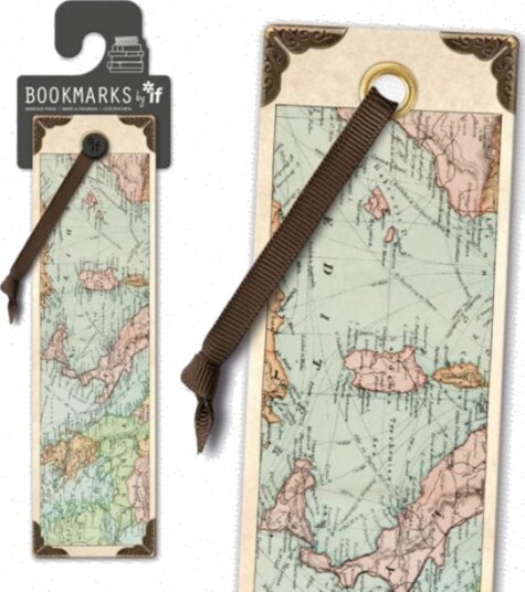 Vintage Bookmarks - Map