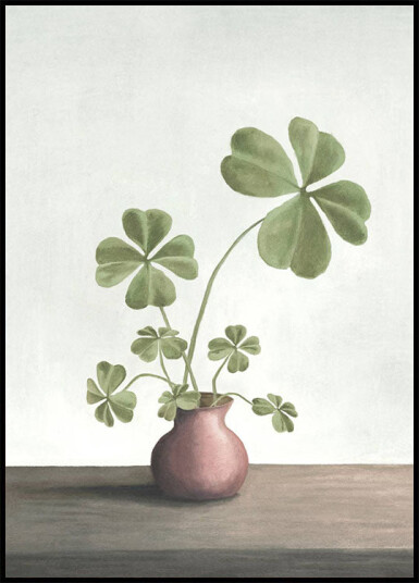 Four Leaf Clovers Luck Plakat Plakat / 100x150cm