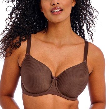 Freya BH Idol Moulded Balconey Bra Mørkbrun F 60 Dame