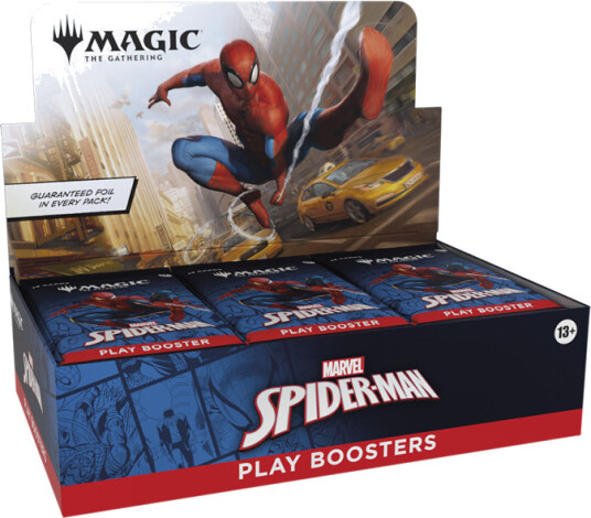 Magic the Gathering Spiderman Play Display Booster Boks