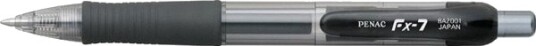 Penac Penac Fx7 Uttrekkbar Gelpenn 0,7 Mm, Svart Penac Penac Fx7 Uttrekkbar Gelpenn 0,7 Mm, Svart
