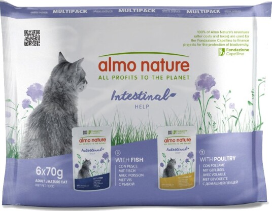 Almo Nature Functional Intestinal Help Fjærkre & Fisk 12 X 70 G