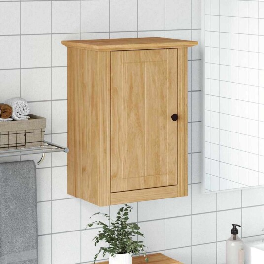 Baderom veggskap med lagring BODO Honning brun 44 x 30 x 60 cm Baderom veggskap med lagring BODO Honning brun 44 x 30 x 60 cm