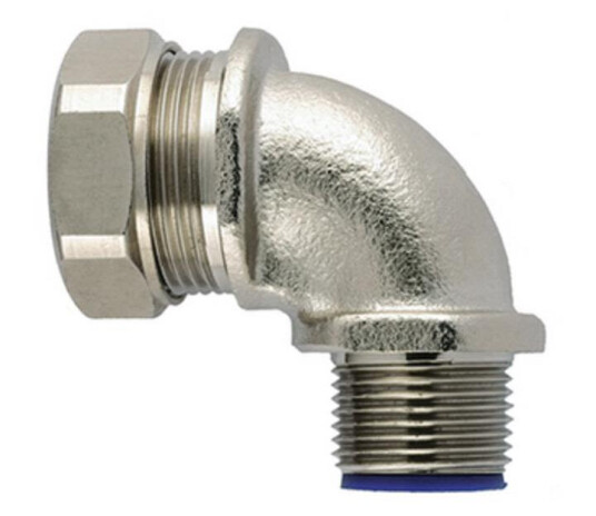 Hellermann Tyton 166 32406 Kompresjonskobling LTS 90FMC 90° vinklet Nominell Ø 40 mm M40 Installasjonsmaterial