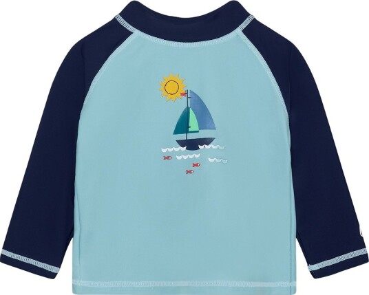 Color Kids Baby T Shirt L/S W. App. Blue 74