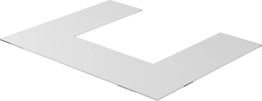 Nordpeis Capri gulvplate klart glass GF-CAP00-100 Nordpeis Capri gulvplate klart glass GF-CAP00-100