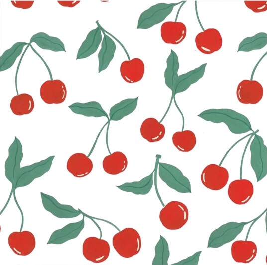 Havi Havi Napkin Cherry   Red   24X24CM