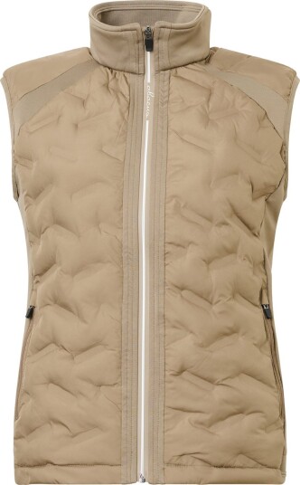 Abacus W Portrush Hybrid Vest Golfvest dame 136 Taupe X Small