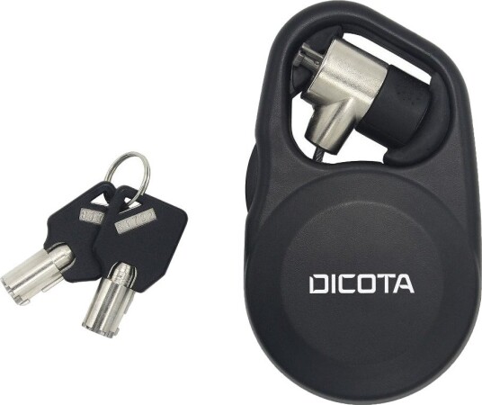 Dicota D31235 Kabellås med nøkkel 1.3 m Dicota D31235 Kabellås med nøkkel 1.3 m
