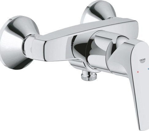 Grohe Start Flow Dusjbatteri Med rosetter, , Krom Grohe Start Flow Dusjbatteri Med rosetter, , Krom