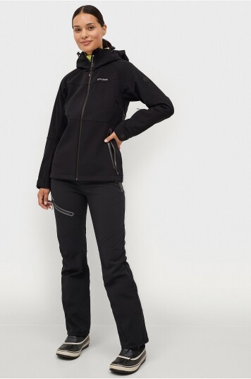 Áhkká Skibukse Softshell Ski Pants Svart Áhkká Skibukse Softshell Ski Pants Svart