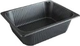 Bakke 1/2 Gn P2325 100T 1 Rum 5850Ml L325xb268xh101mm Pp Sort,80 Stk/Krt
