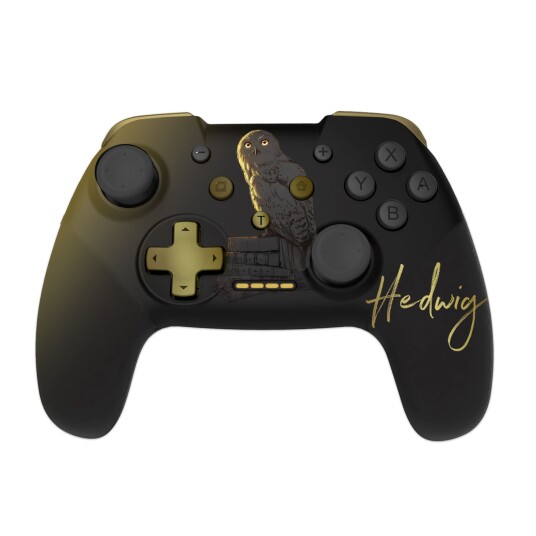 Trade Invaders Wireless Controller Harry Potter Hedwig Black Nintendo Switch