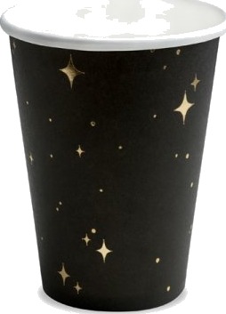 Partydeco Kopper Svart 260 Ml Én Størrelse