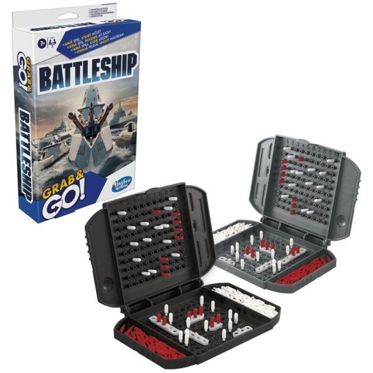 Hasbro Grab & Go Battleship Reisespill for Barn Hasbro Grab & Go Battleship Reisespill for Barn