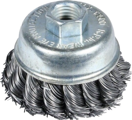 Epm Slipebørste Konisk Flettet 65 Mm Zn E 561 3065