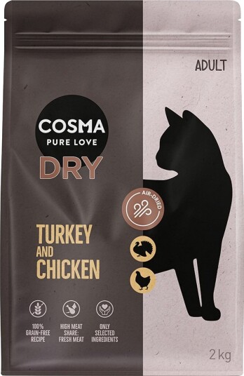 Cosma Tørrfôr Tørrfôr & Kylling Kalkun 2 kg