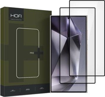 Samsung Galaxy S25 Ultra Hofi Premium Pro+ Beskyttelsesglass - 2 Stk. - Svart Kant